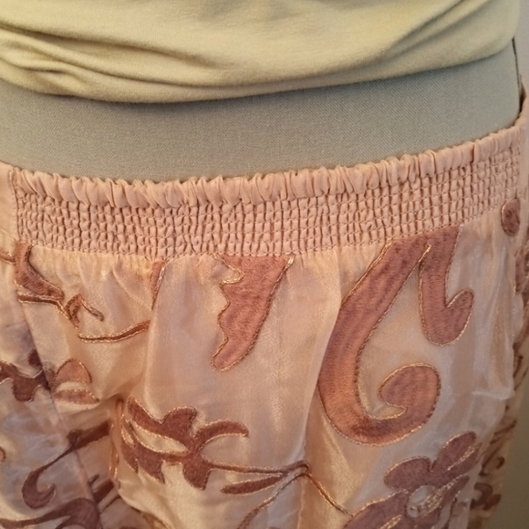 ANTHROPOLOGIE Maeve embroidered floral skirt M - Picture 6 of 14